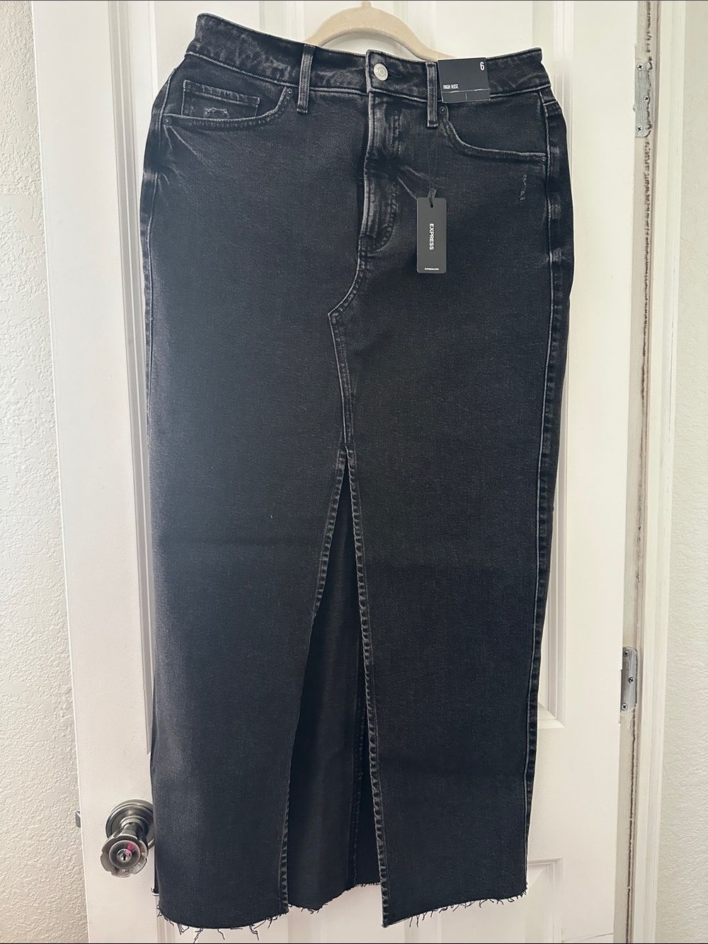 Express Denim Skirt 🖤✨